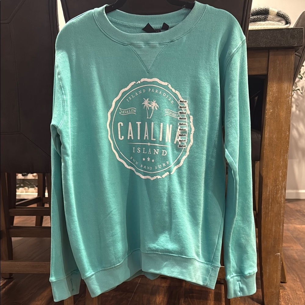 Catalina Island Teal Sweatshirt
